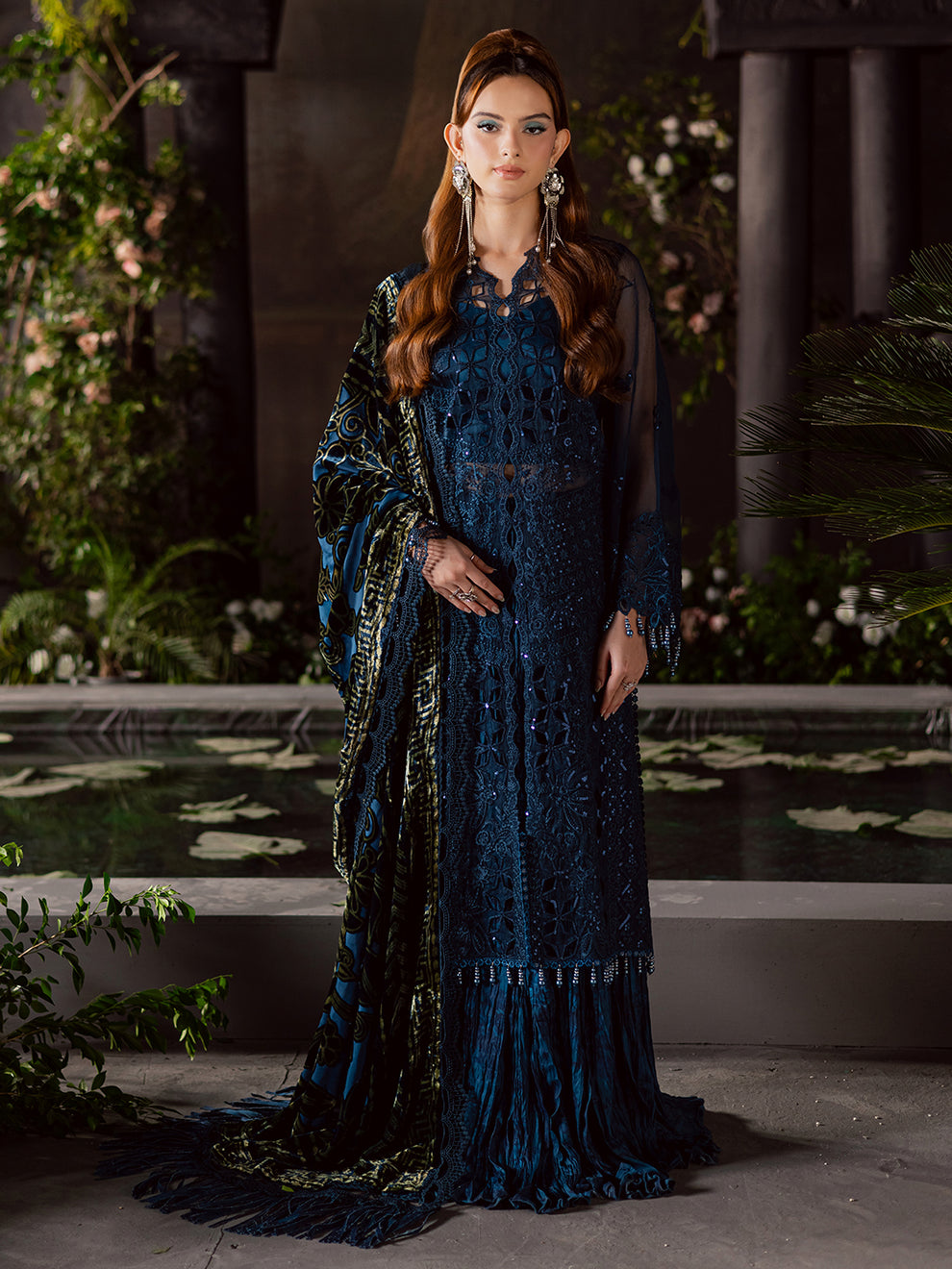 Mahnur | Amelia Luxury Winter 25 | CK-008 Kotrai - Official Mahnur stockist in UK - Sakeena London