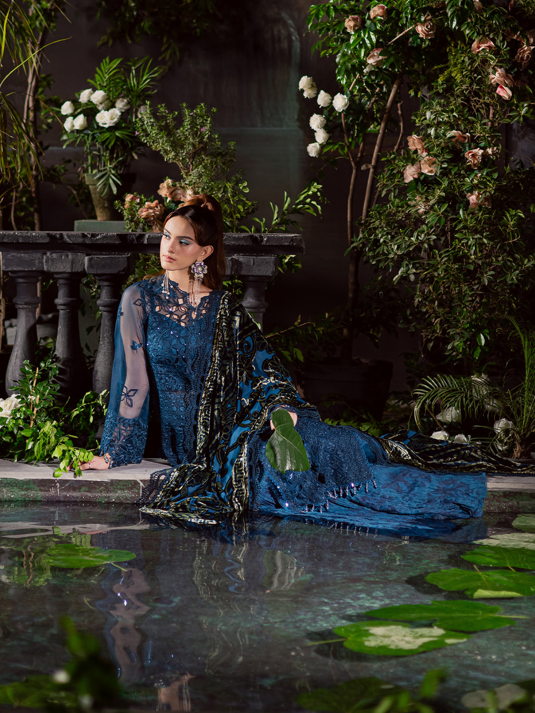 Mahnur | Amelia Luxury Winter 25 | CK-008 Kotrai - Official Mahnur stockist in UK - Sakeena London