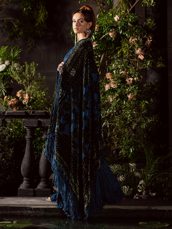 Mahnur | Amelia Luxury Winter 25 | CK-008 Kotrai - Official Mahnur stockist in UK - Sakeena London