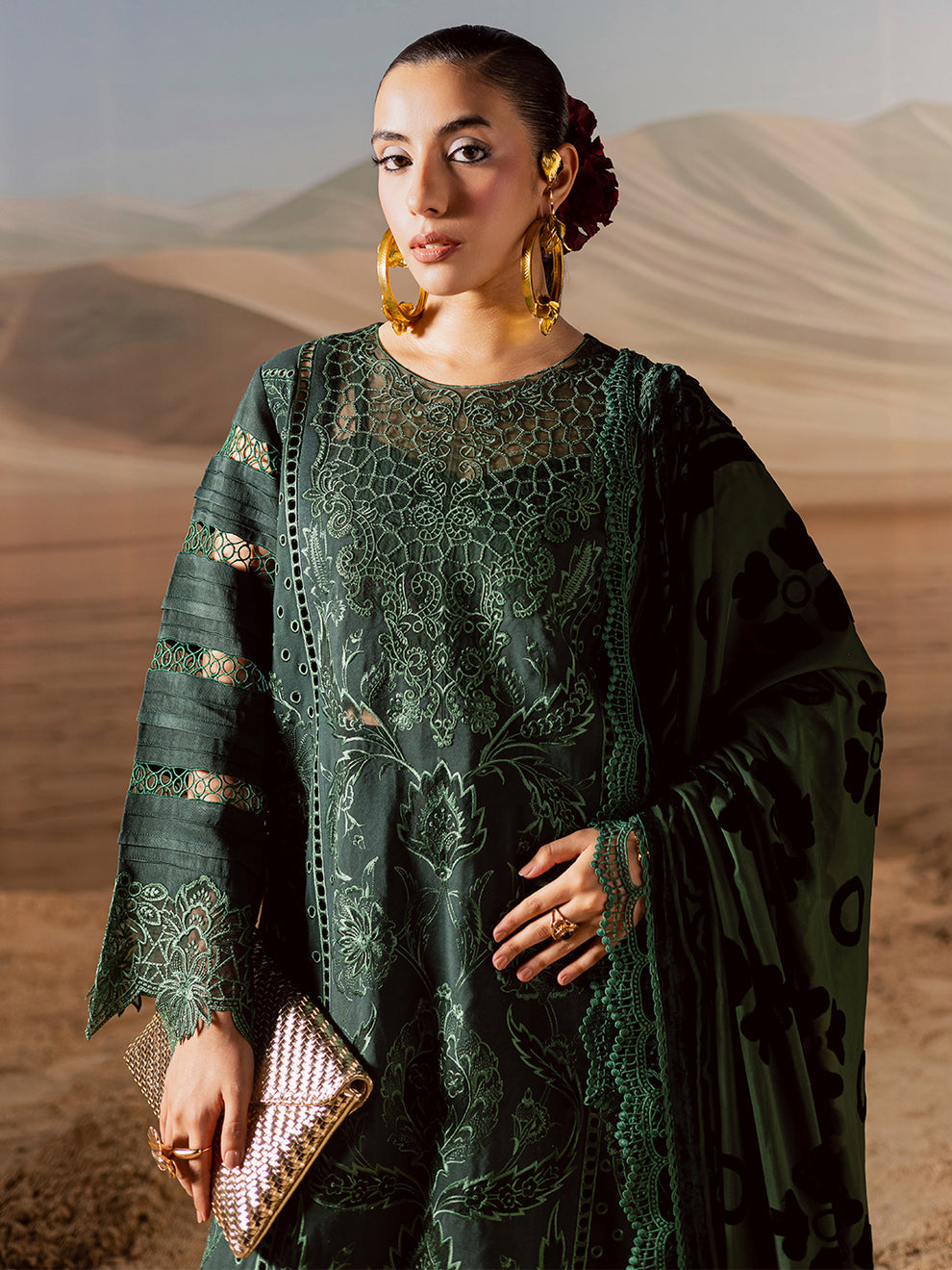 Mahnur | Amelia Luxury Winter 25 | CK-009 Kotrai - Official Mahnur stockist in UK - Sakeena London