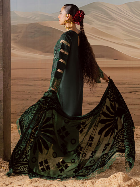 Mahnur | Amelia Luxury Winter 25 | CK-009 Kotrai - Official Mahnur stockist in UK - Sakeena London