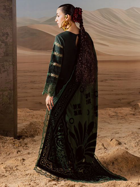 Mahnur | Amelia Luxury Winter 25 | CK-009 Kotrai - Official Mahnur stockist in UK - Sakeena London