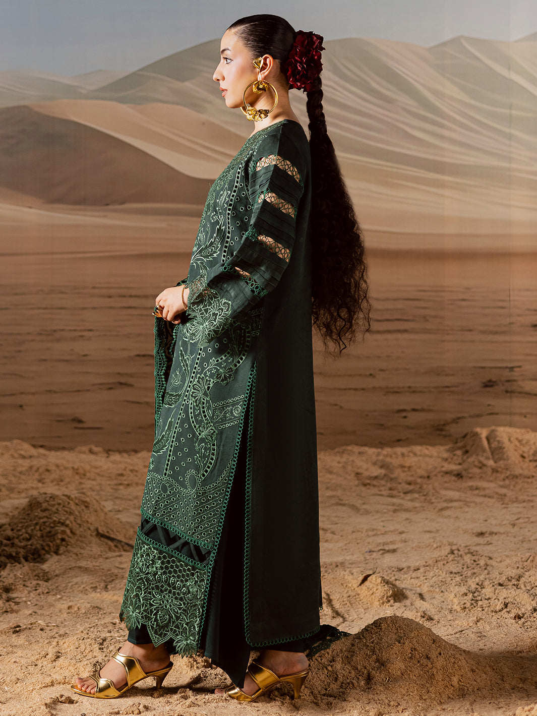 Mahnur | Amelia Luxury Winter 25 | CK-009 Kotrai - Official Mahnur stockist in UK - Sakeena London