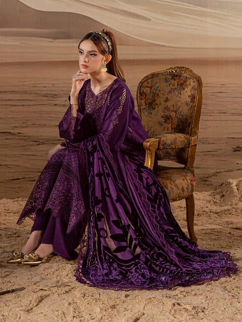 Mahnur | Amelia Luxury Winter 25 | CK-010 Kotrai - Official Mahnur stockist in UK - Sakeena London