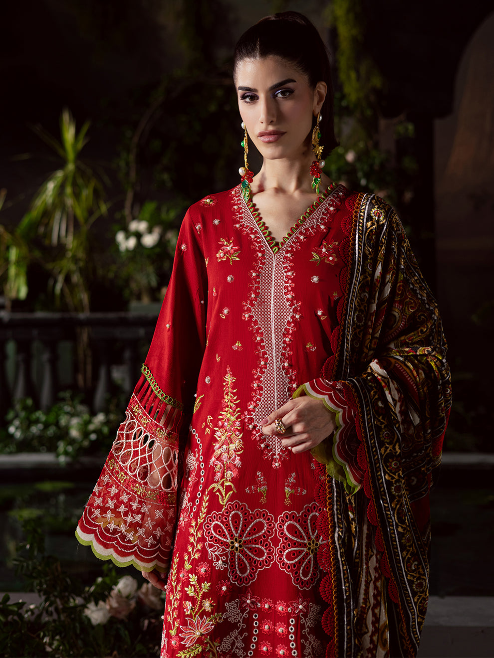 Mahnur | Amelia Luxury Winter 25 | CK-013 Kotrai - Official Mahnur stockist in UK - Sakeena London
