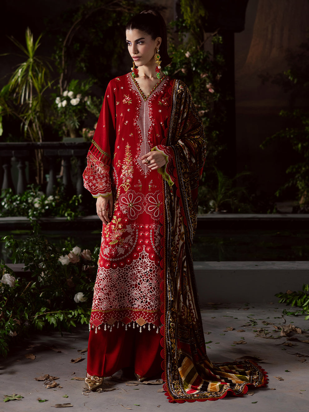 Mahnur | Amelia Luxury Winter 25 | CK-013 Kotrai - Official Mahnur stockist in UK - Sakeena London