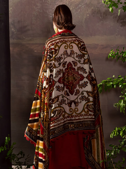 Mahnur | Amelia Luxury Winter 25 | CK-013 Kotrai - Official Mahnur stockist in UK - Sakeena London