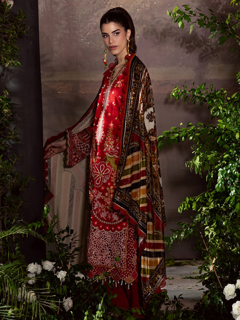 Mahnur | Amelia Luxury Winter 25 | CK-013 Kotrai - Official Mahnur stockist in UK - Sakeena London