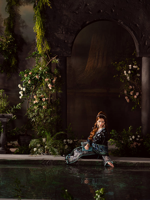 Mahnur | Amelia Luxury Winter 25 | CK-014 Kotrai - Official Mahnur stockist in UK - Sakeena London