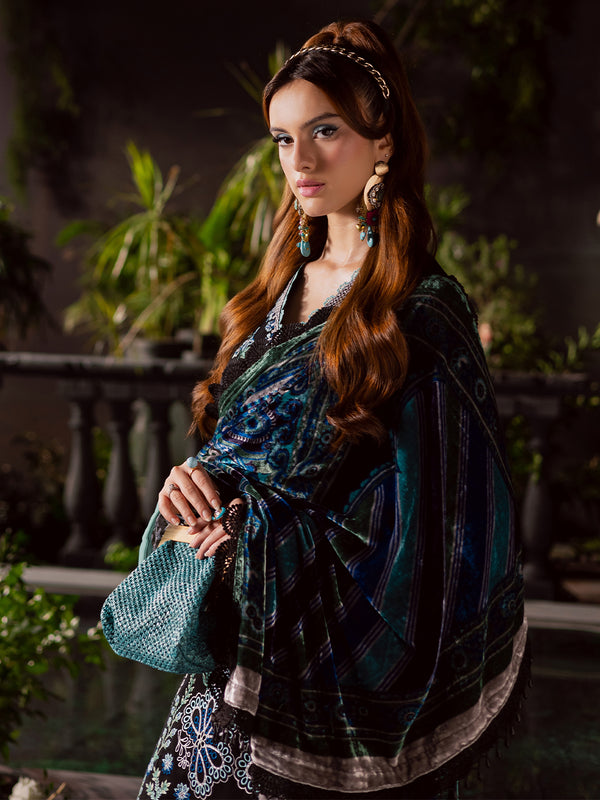 Mahnur | Amelia Luxury Winter 25 | CK-014 Kotrai - Official Mahnur stockist in UK - Sakeena London