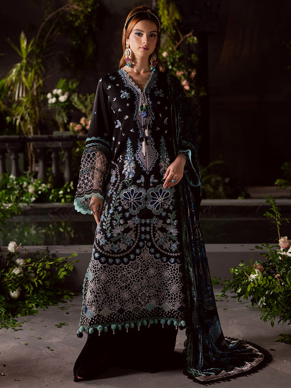 Mahnur | Amelia Luxury Winter 25 | CK-014 Kotrai - Official Mahnur stockist in UK - Sakeena London