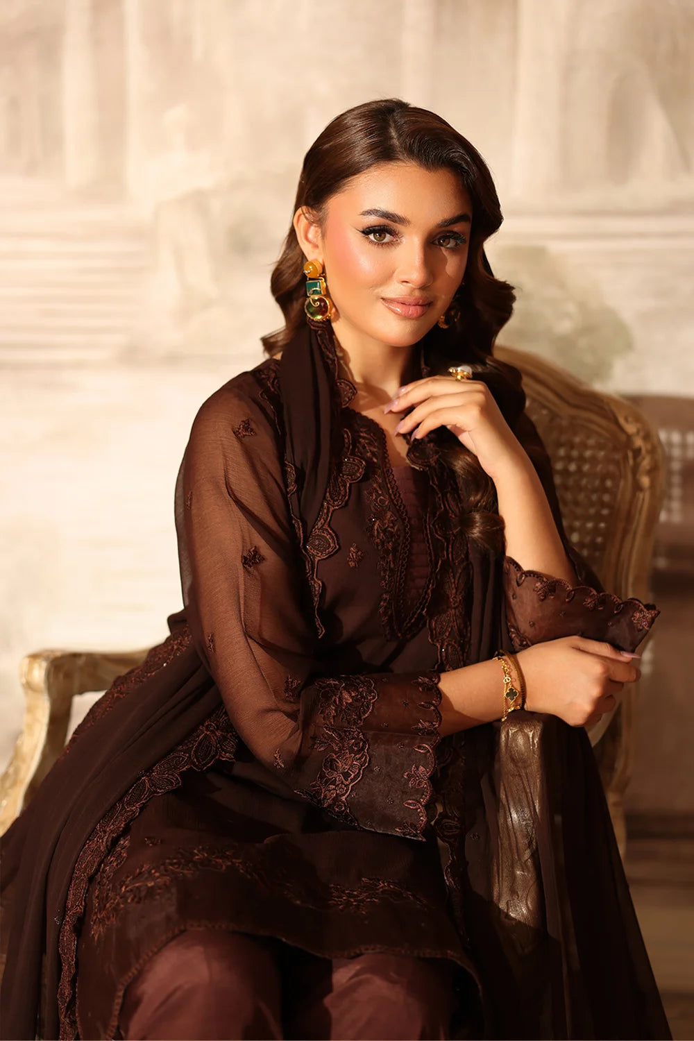 Azure | Ensembles | Cocoa Drape - Official Azure stockist in UK - Sakeena London