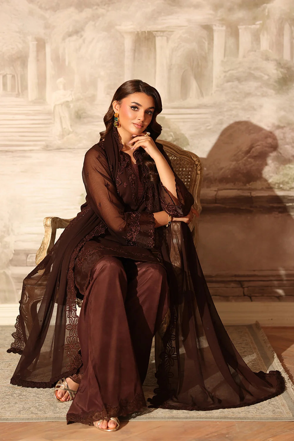 Azure | Ensembles | Cocoa Drape - Official Azure stockist in UK - Sakeena London