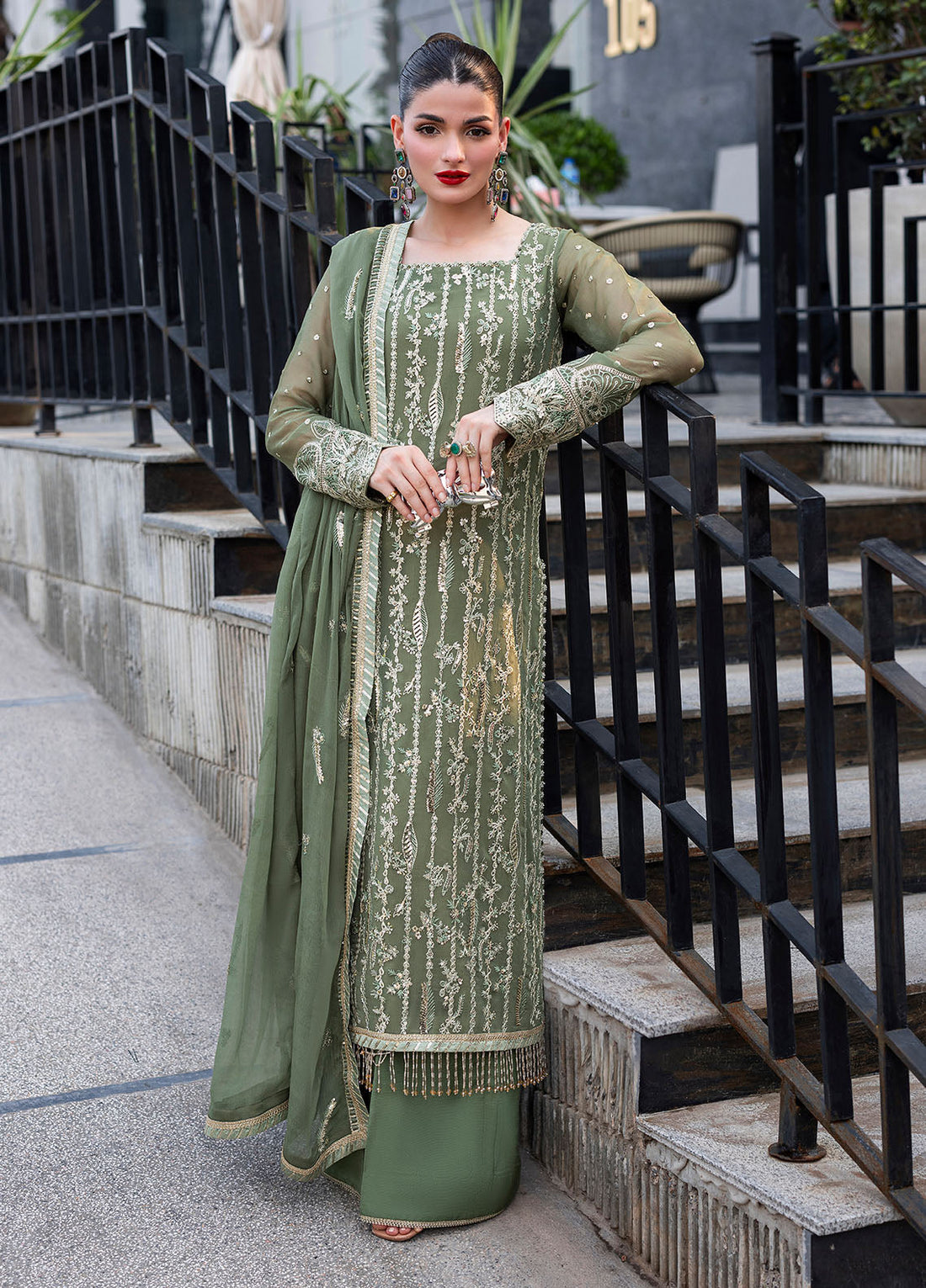 Sahane | At First Glance | CT 25006 Mist - Official Sahane stockist in UK - Sakeena London