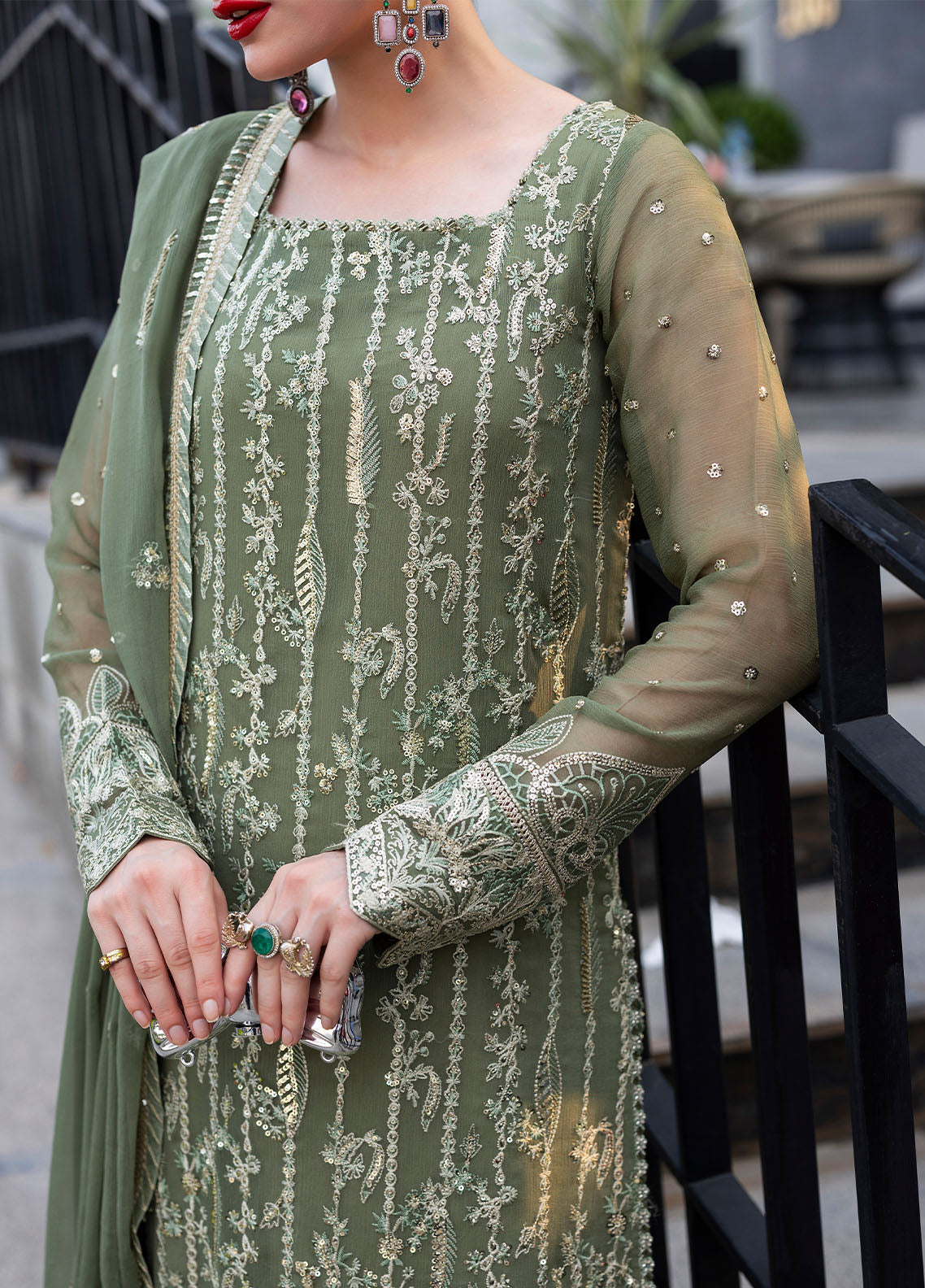 Sahane | At First Glance | CT 25006 Mist - Official Sahane stockist in UK - Sakeena London