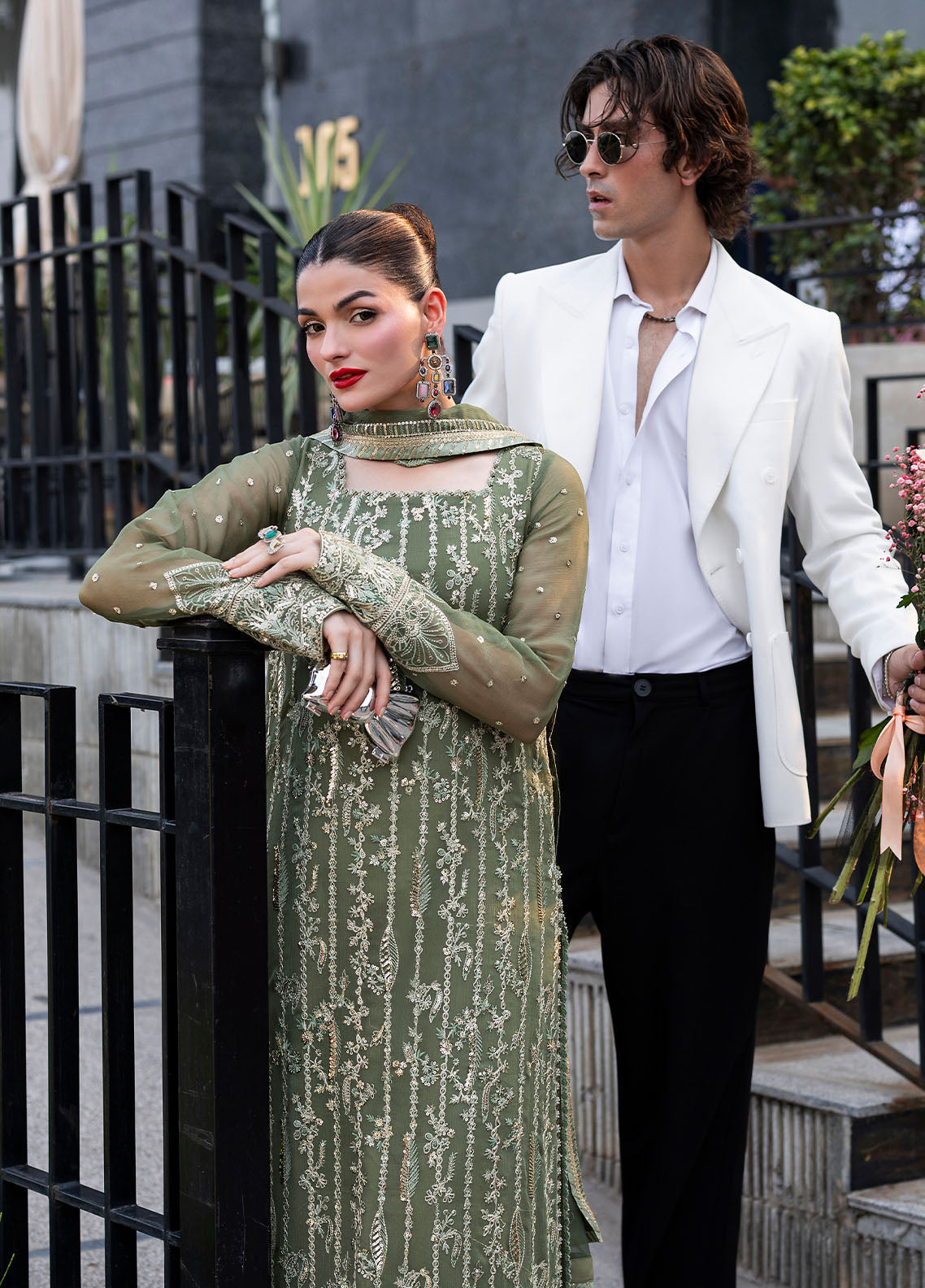 Sahane | At First Glance | CT 25006 Mist - Official Sahane stockist in UK - Sakeena London