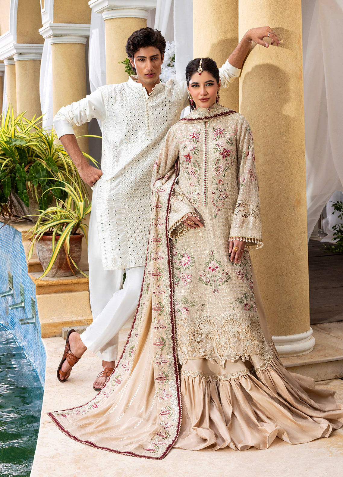 Sahane | Haye Dil Wedding Formals | CT 29004 Veil of Romance - Official Sahane stockist in UK - Sakeena London