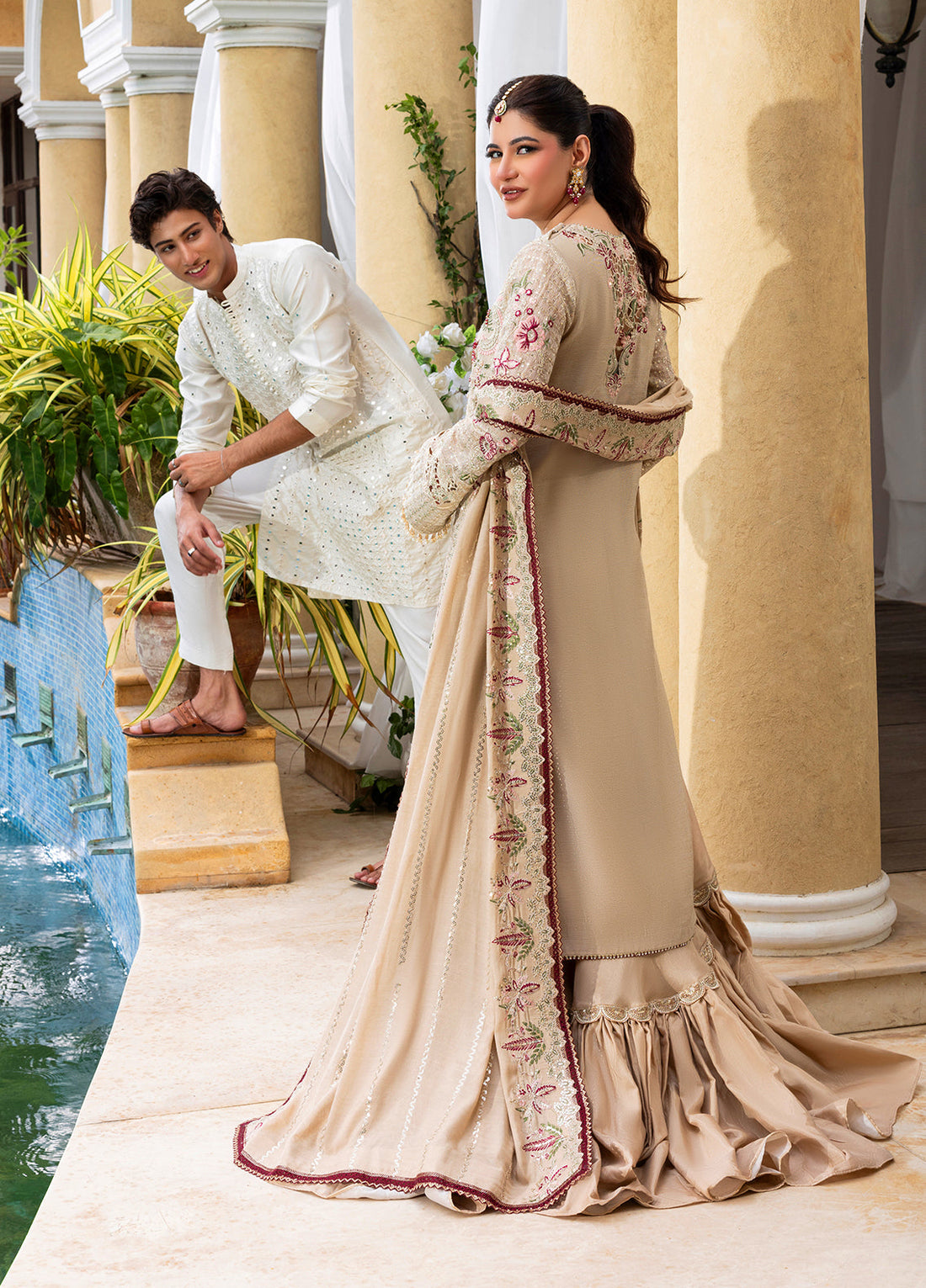Sahane | Haye Dil Wedding Formals | CT 29004 Veil of Romance - Official Sahane stockist in UK - Sakeena London