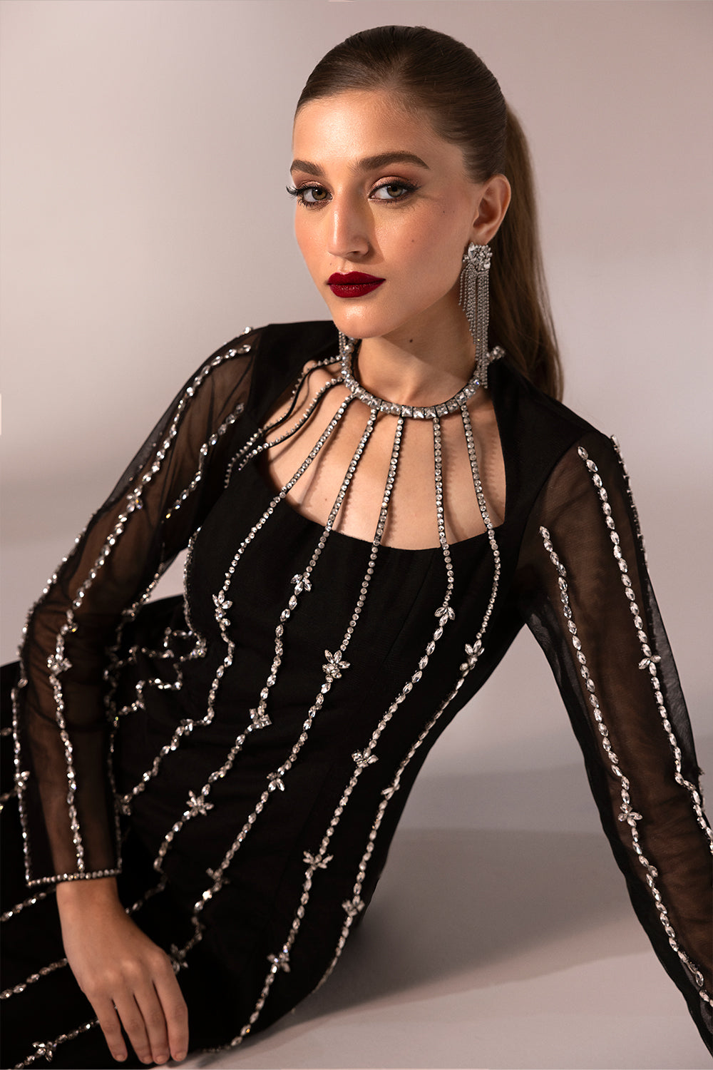 Caia | Regine Luxury FormalÃÂ¢ÃÂÃÂ23 | MIDNIGHT - Official Caia stockist in UK - Sakeena London