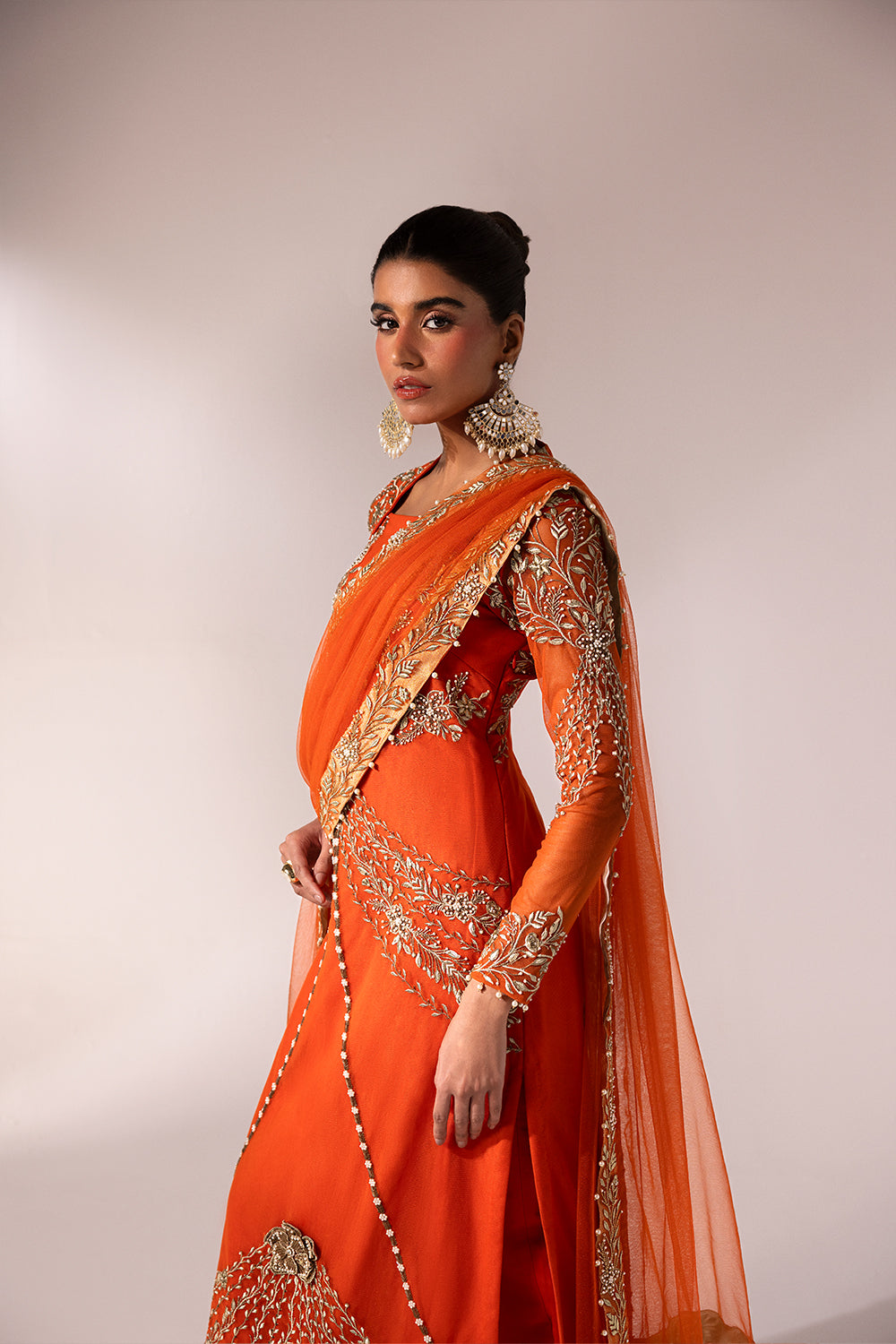 Caia | Regine Luxury FormalÃÂ¢ÃÂÃÂ23 | TANGERINE - Official Caia stockist in UK - Sakeena London