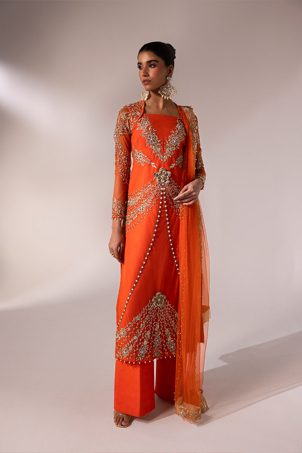 Caia | Regine Luxury FormalÃÂ¢ÃÂÃÂ23 | TANGERINE - Official Caia stockist in UK - Sakeena London