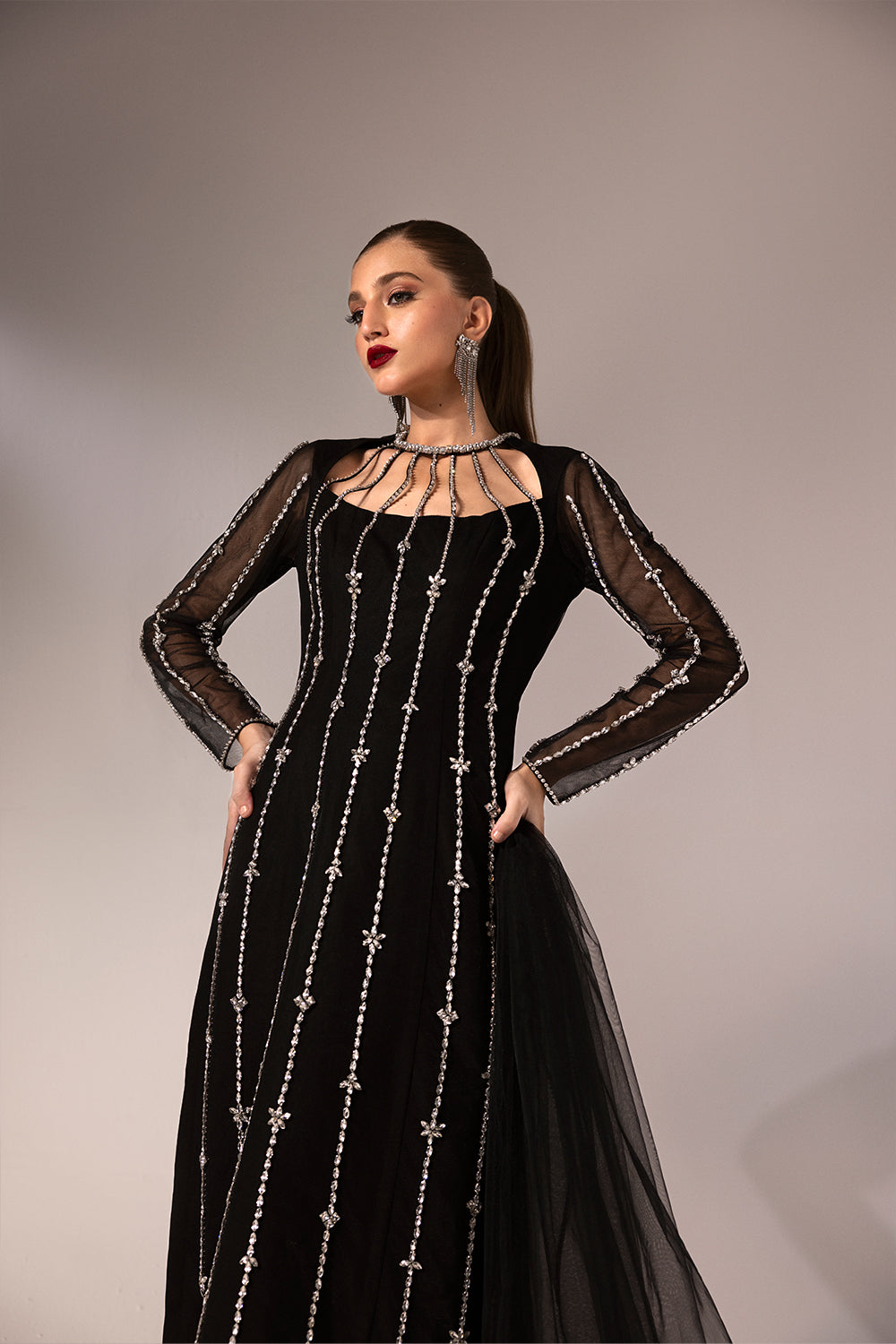 Caia | Regine Luxury FormalÃÂ¢ÃÂÃÂ23 | MIDNIGHT - Official Caia stockist in UK - Sakeena London