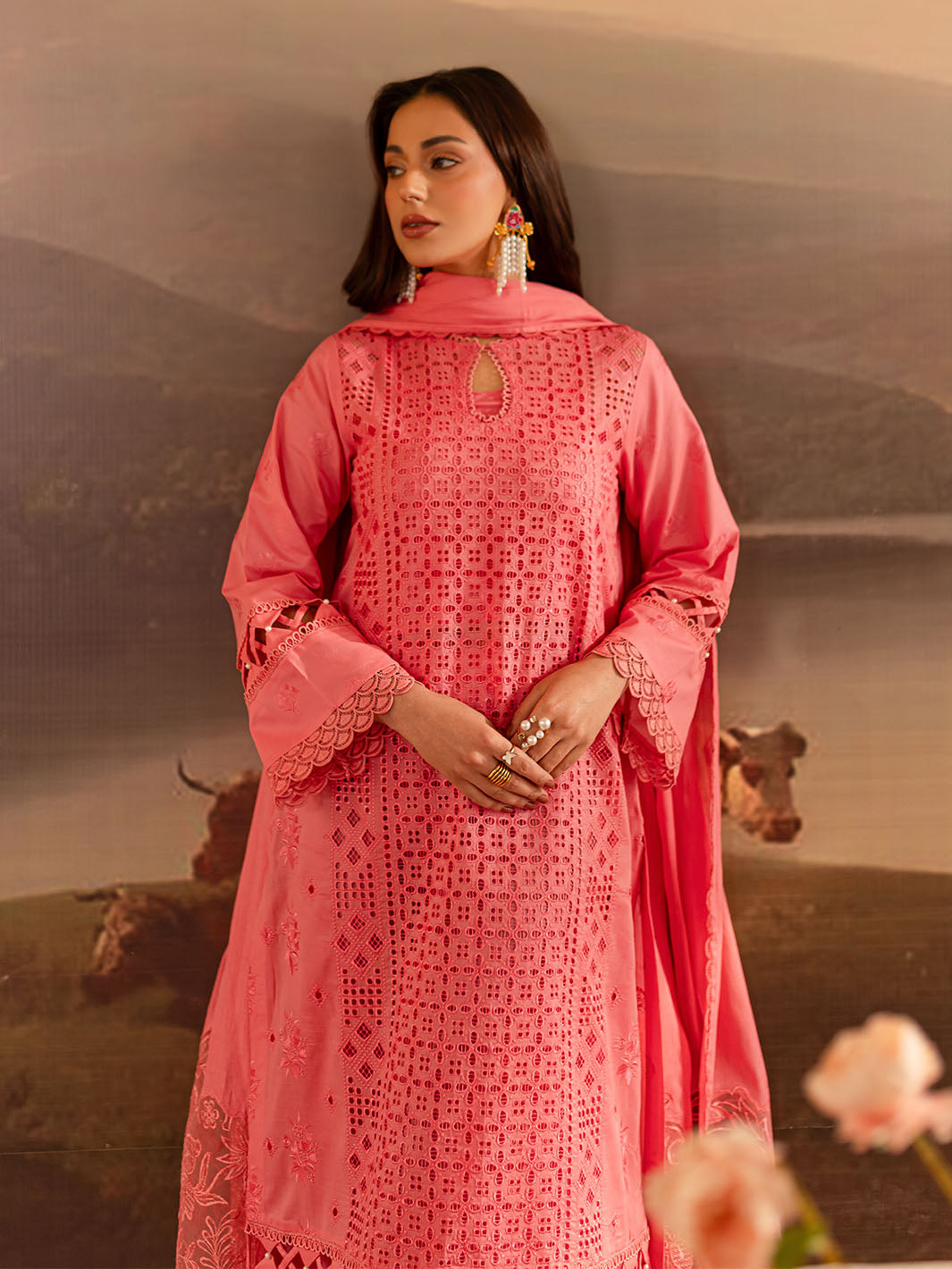Mahnur | Twilight Luxury Lawn 25 | CARISEA - Official Mahnur stockist in UK - Sakeena London