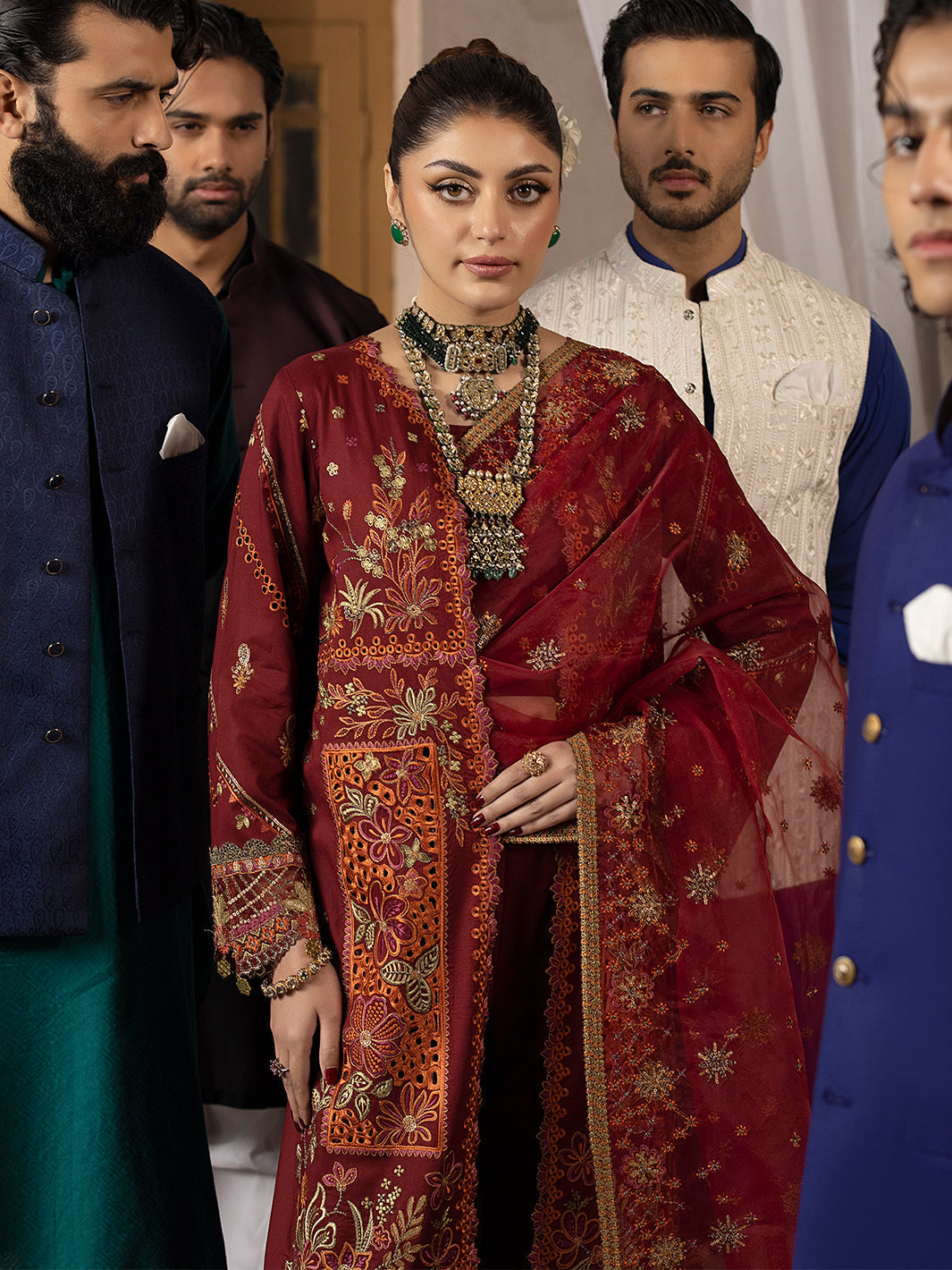 Mahnur | Mahrukh Luxury Lawn 24 | CARNATION - Official Mahnur stockist in UK - Sakeena London