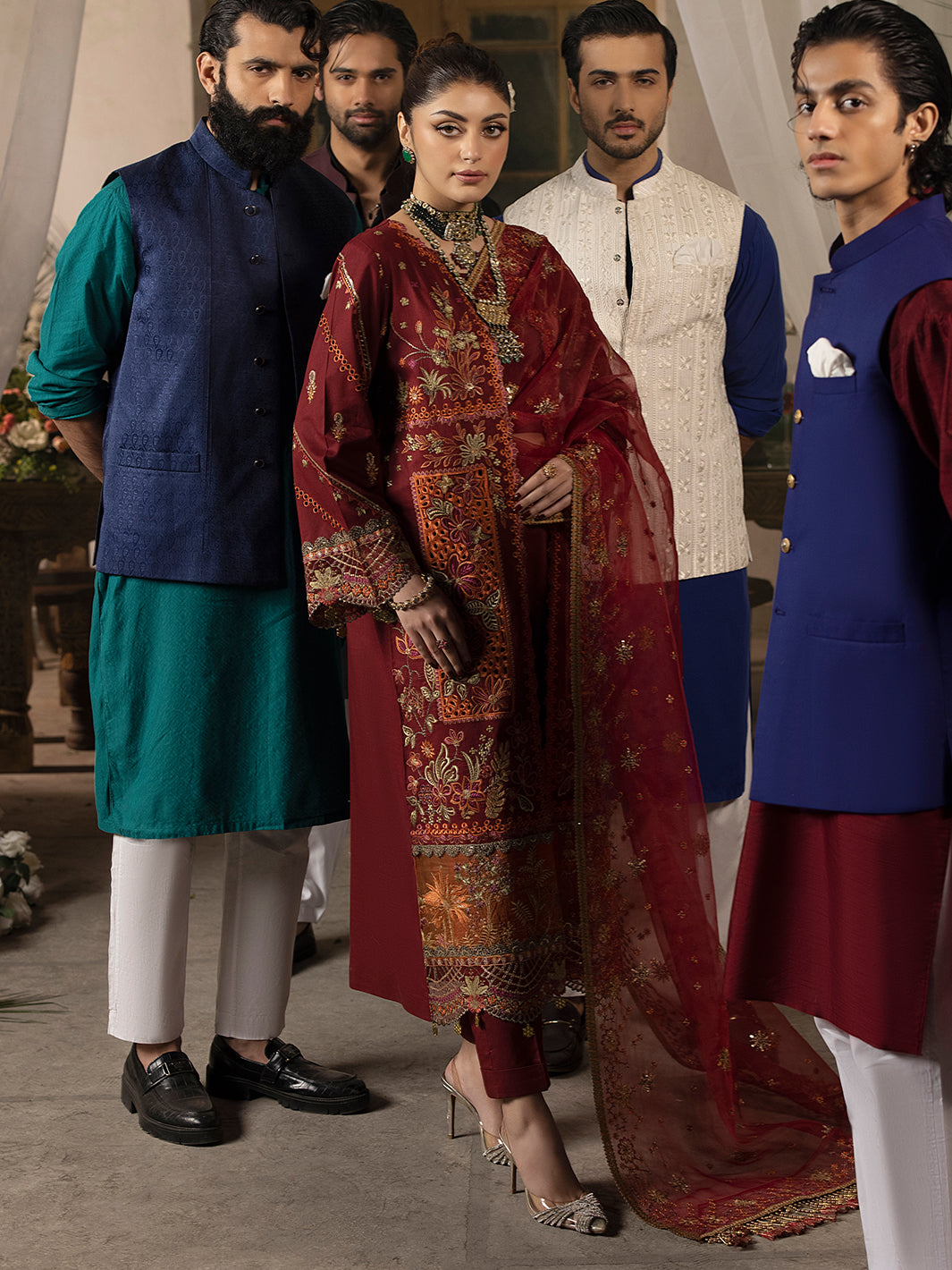 Mahnur | Mahrukh Luxury Lawn 24 | CARNATION - Official Mahnur stockist in UK - Sakeena London