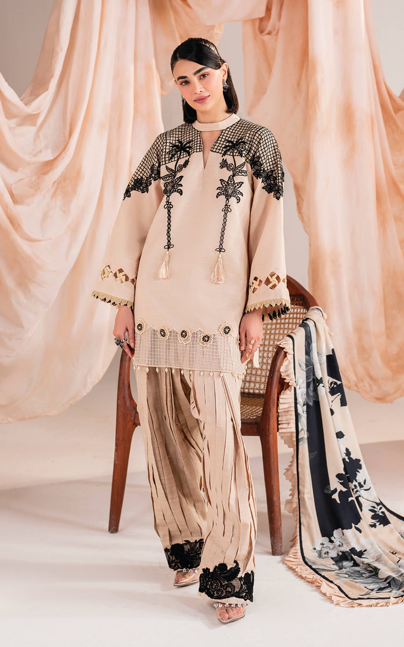Asifa and Nabeel | Winter Meraki 24 | Cascade-MW-13 - Official Asifa and Nabeel stockist in UK - Sakeena London