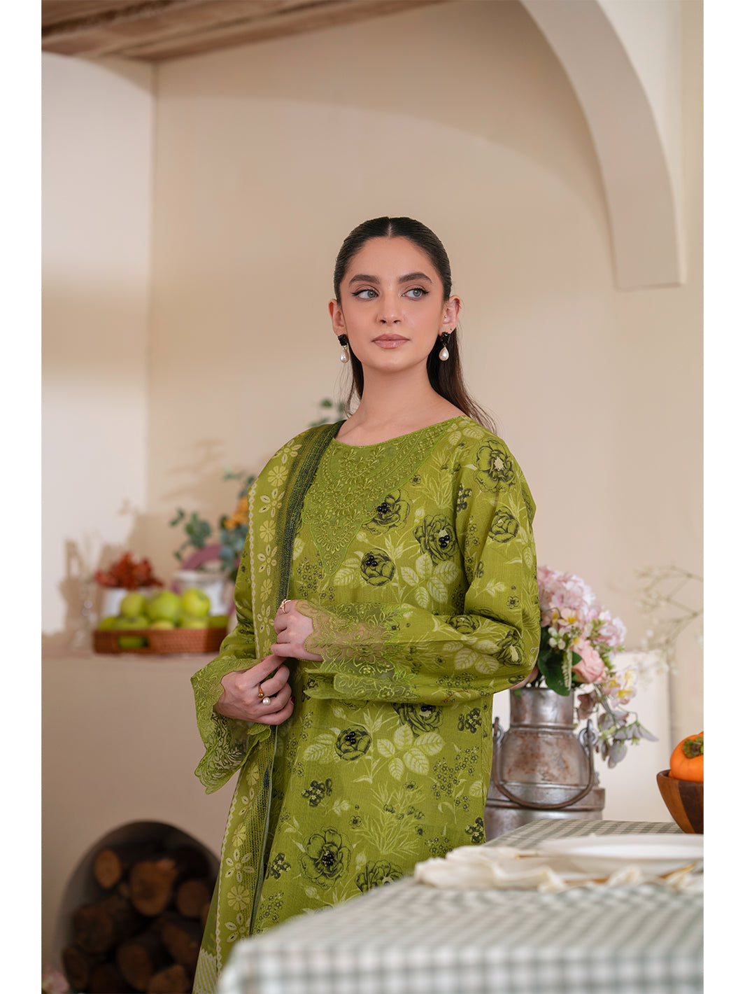 Mahnur | Leila Winter 24 | Cedar - Official Mahnur stockist in UK - Sakeena London