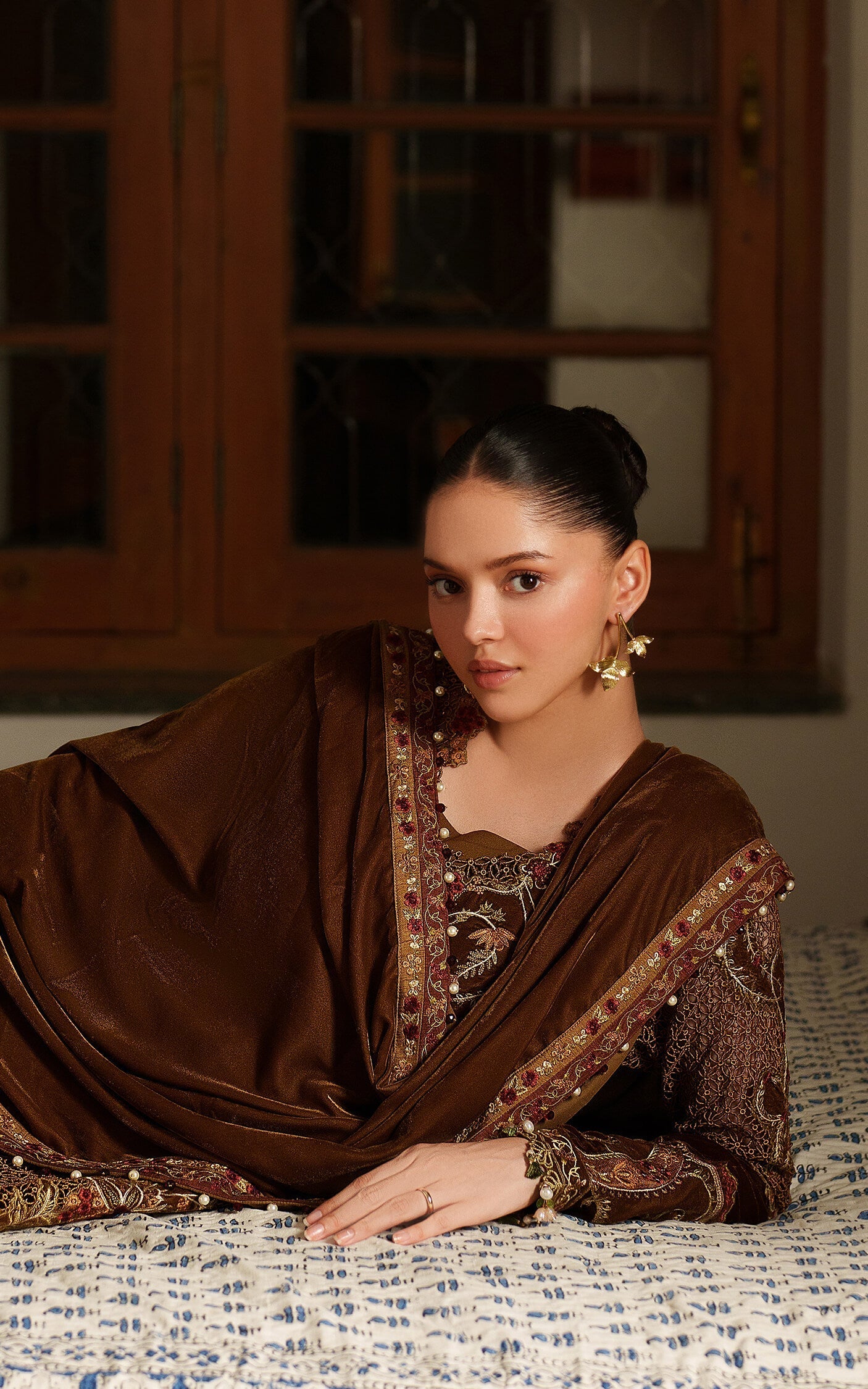 Asifa and Nabeel | Pashmina Luxe 25 |Cedar LWC25-08 - Official Asifa and Nabeel stockist in UK - Sakeena London
