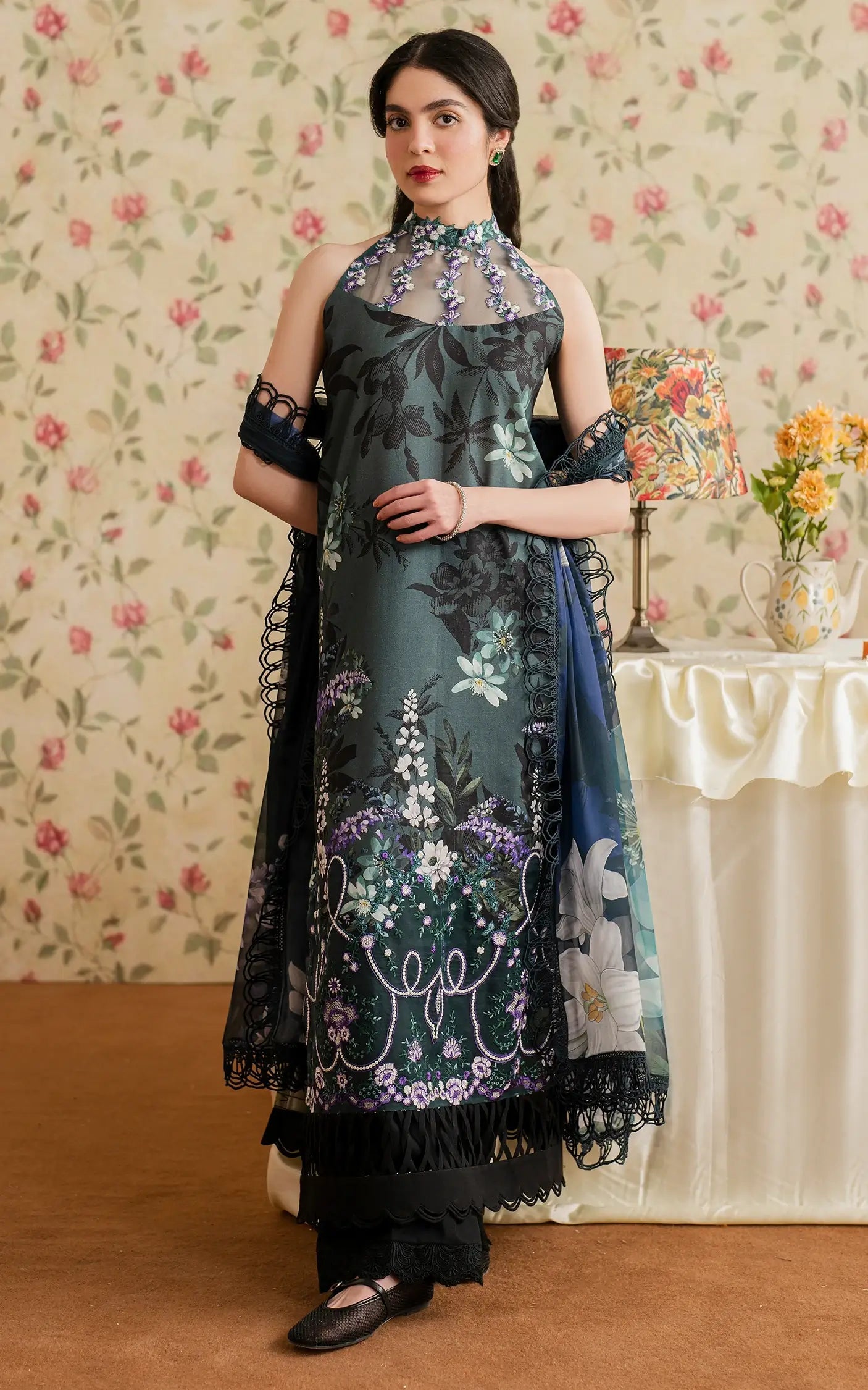 Asifa and Nabeel | Meraki Vintage 25 | Chandi Raatain (MVL25-12) - Official Asifa and Nabeel stockist in UK - Sakeena London