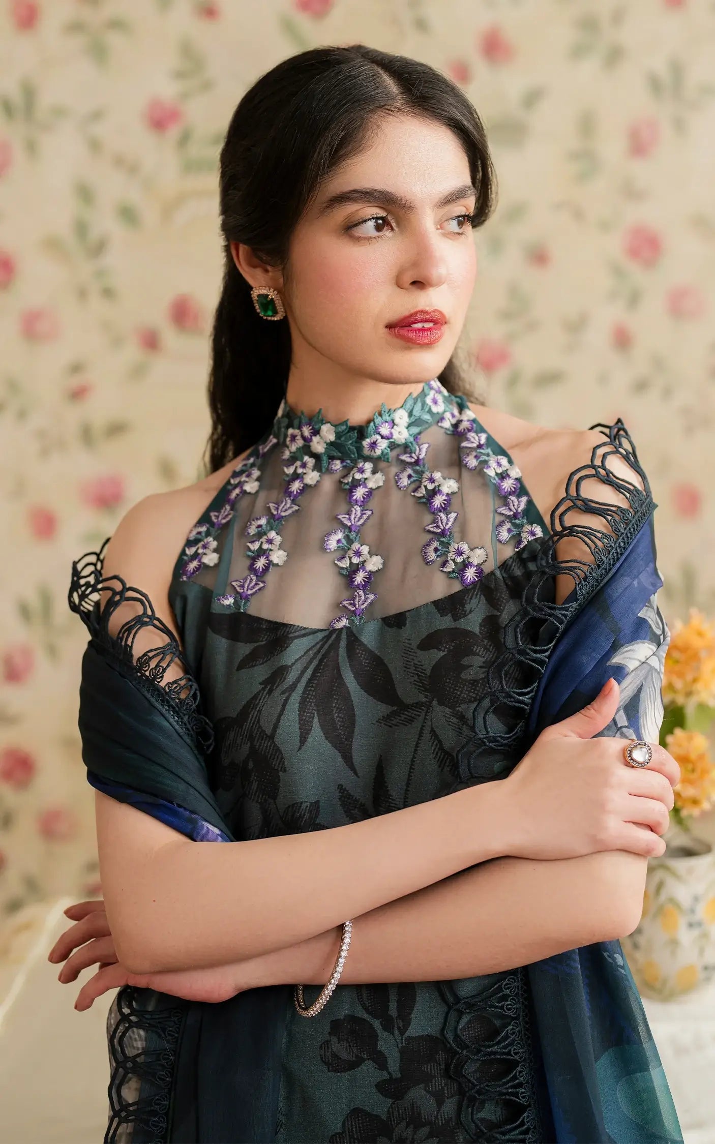 Asifa and Nabeel | Meraki Vintage 25 | Chandi Raatain (MVL25-12) - Official Asifa and Nabeel stockist in UK - Sakeena London