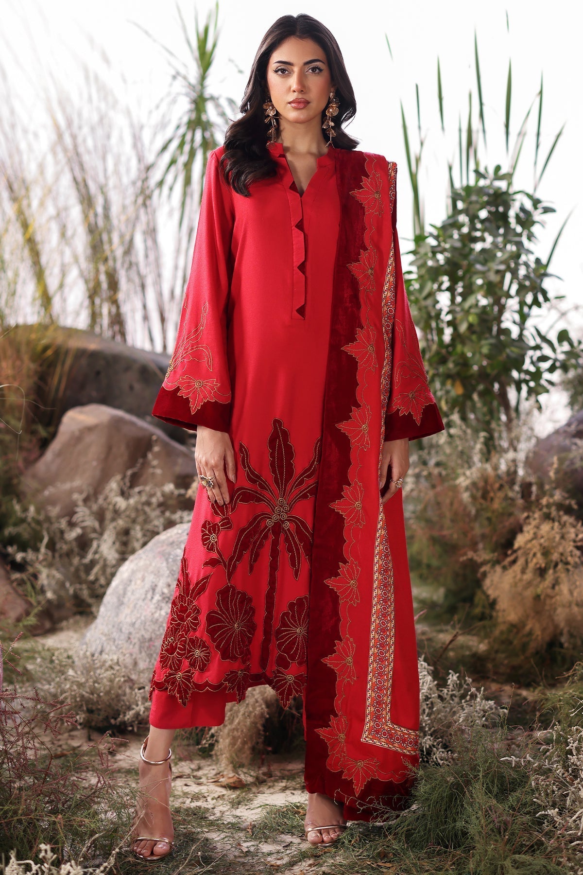 Charizma | Poshima Shawl | PS4-16 - Official Charizma stockist in UK - Sakeena London