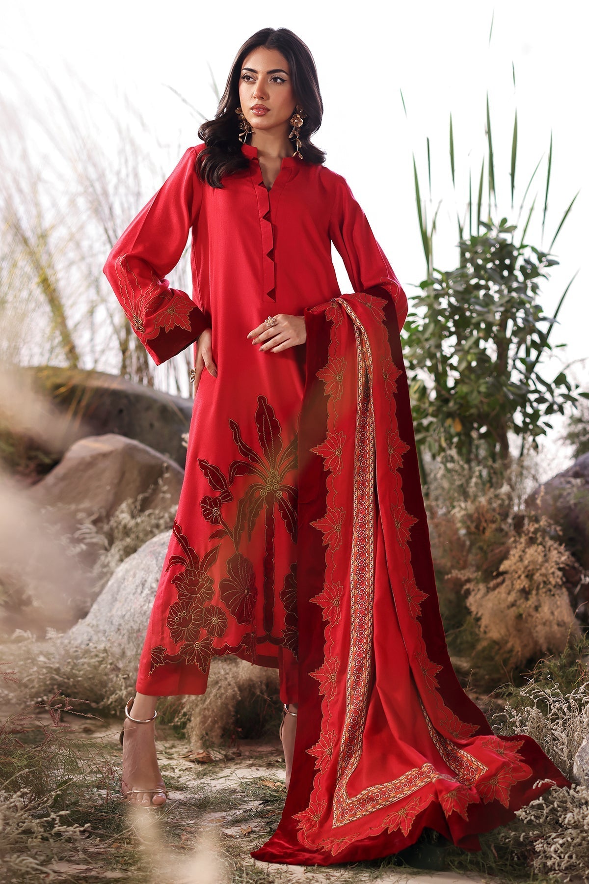 Charizma | Poshima Shawl | PS4-16 - Official Charizma stockist in UK - Sakeena London
