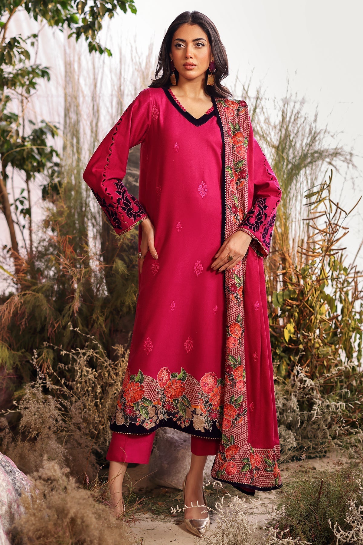 Charizma | Poshima Shawl | PS4-21 - Official Charizma stockist in UK - Sakeena London