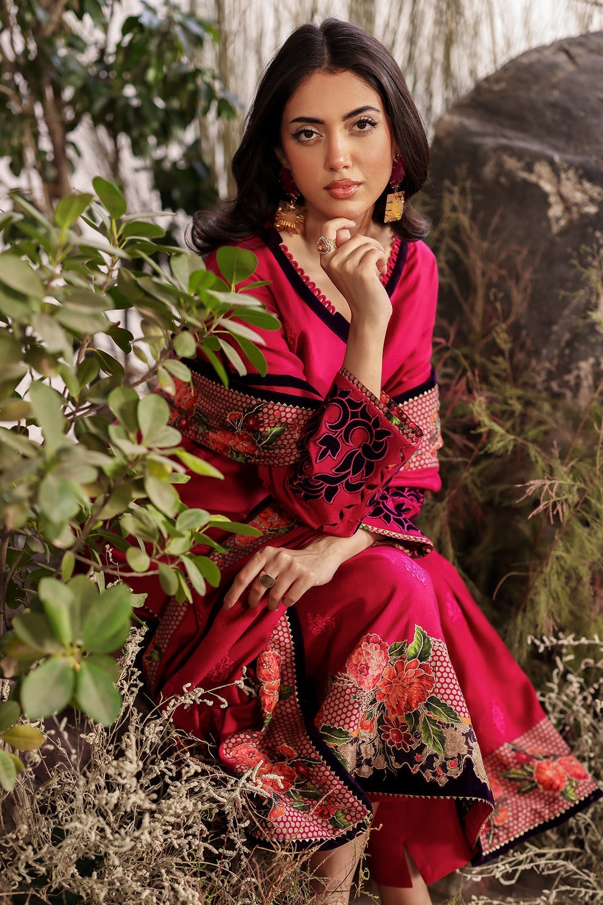 Charizma | Poshima Shawl | PS4-21 - Official Charizma stockist in UK - Sakeena London