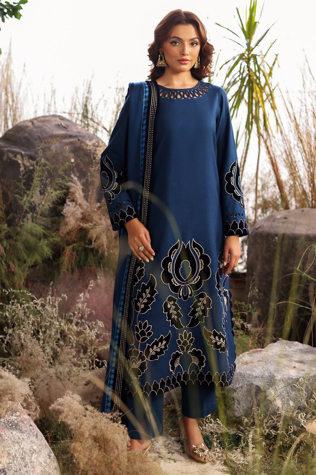 Charizma | Poshima Shawl | PS4-20 - Official Charizma stockist in UK - Sakeena London