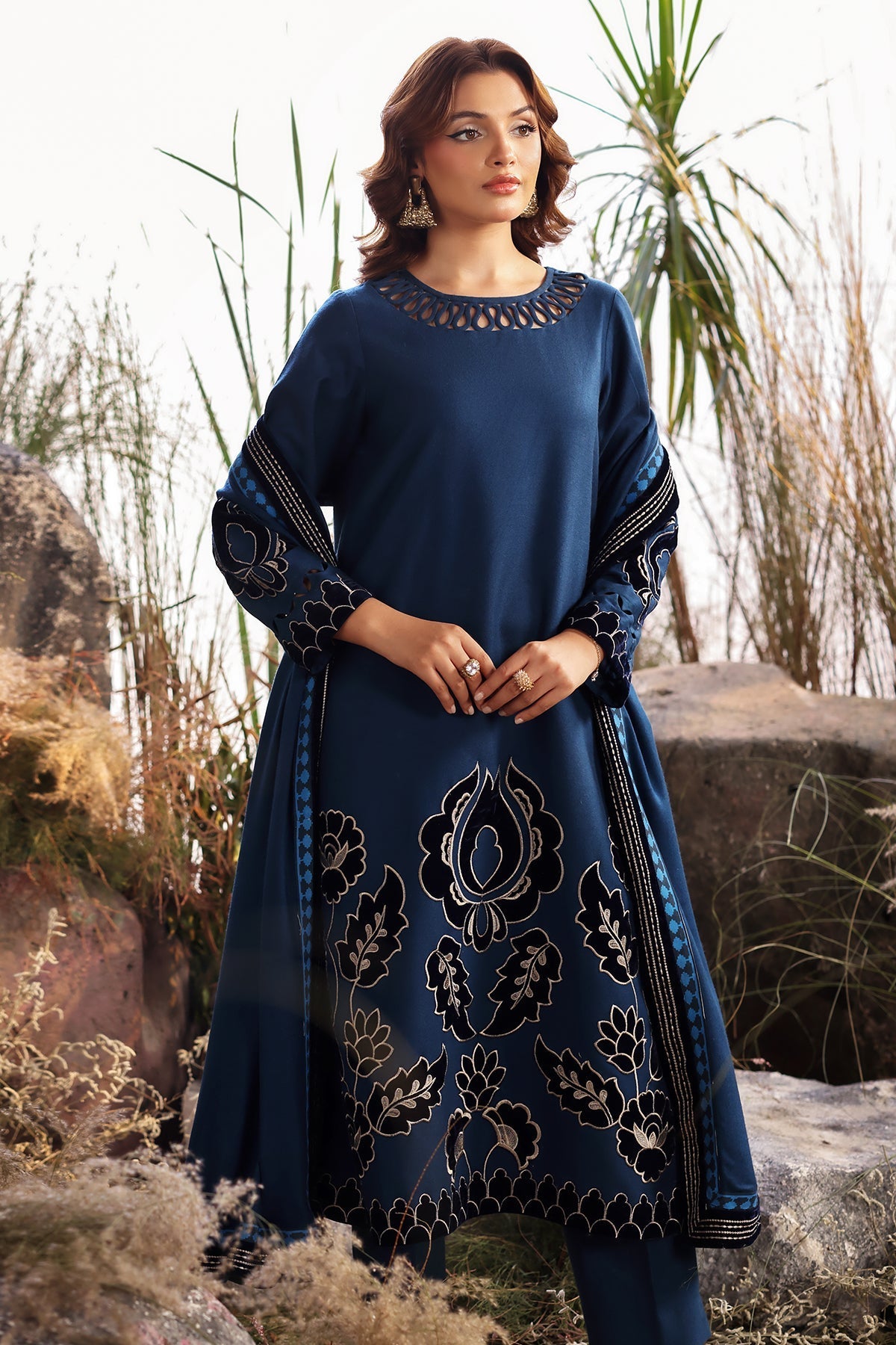 Charizma | Poshima Shawl | PS4-20 - Official Charizma stockist in UK - Sakeena London