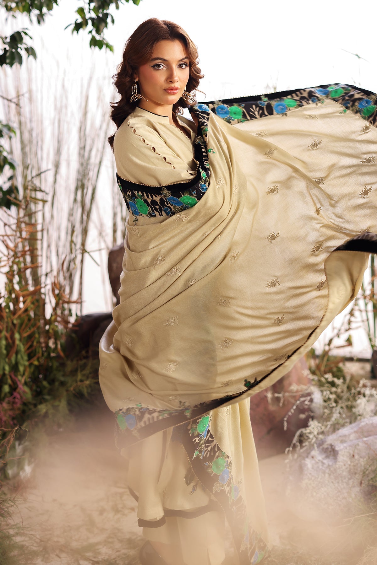 Charizma | Poshima Shawl | PS4-17 - Official Charizma stockist in UK - Sakeena London