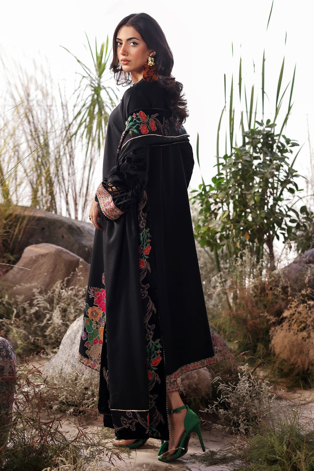 Charizma | Poshima Shawl | PS4-15 - Official Charizma stockist in UK - Sakeena London