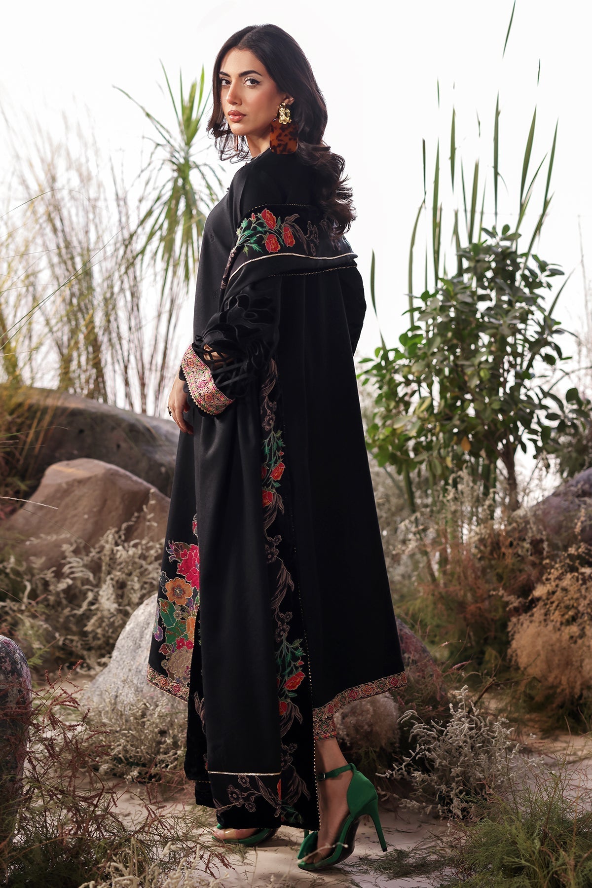 Charizma | Poshima Shawl | PS4-15 - Official Charizma stockist in UK - Sakeena London
