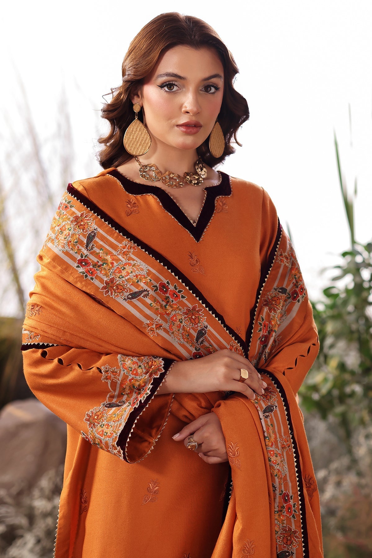 Charizma | Poshima Shawl | PS4-19 - Official Charizma stockist in UK - Sakeena London