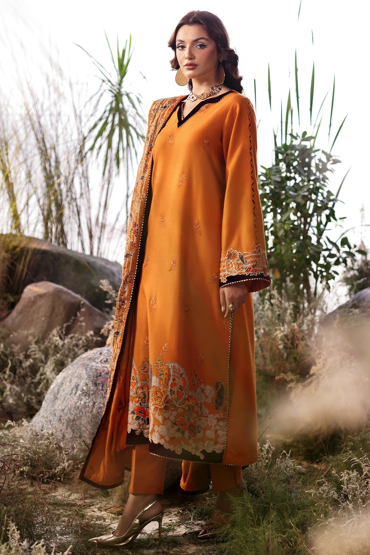 Charizma | Poshima Shawl | PS4-19 - Official Charizma stockist in UK - Sakeena London
