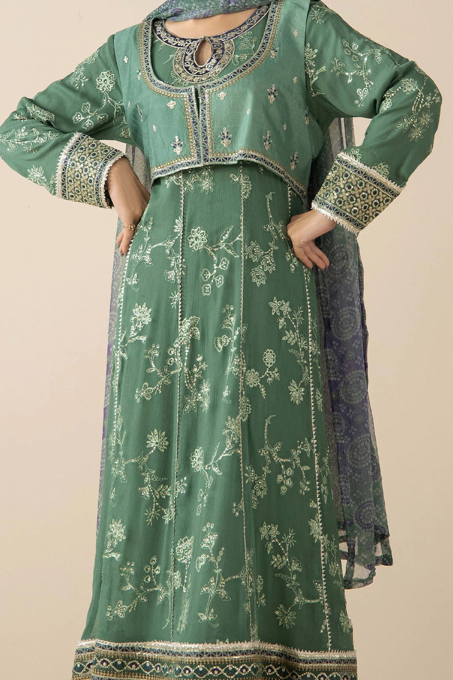 Adans Libas | The Last Affair | FROCK 1595 - Official Adans Libas stockist in UK - Sakeena London