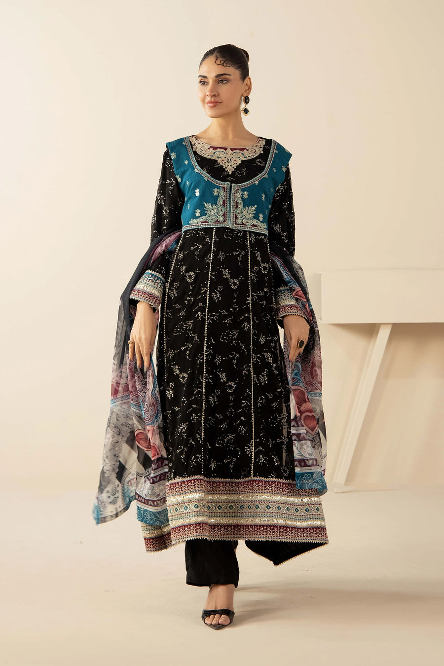 Adans Libas | The Last Affair | FROCK 1596 - Official Adans Libas stockist in UK - Sakeena London