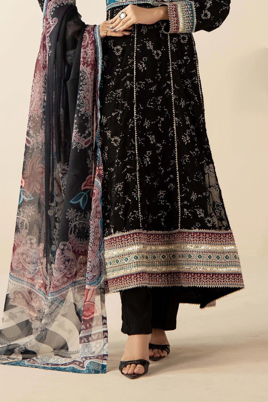 Adans Libas | The Last Affair | FROCK 1596 - Official Adans Libas stockist in UK - Sakeena London