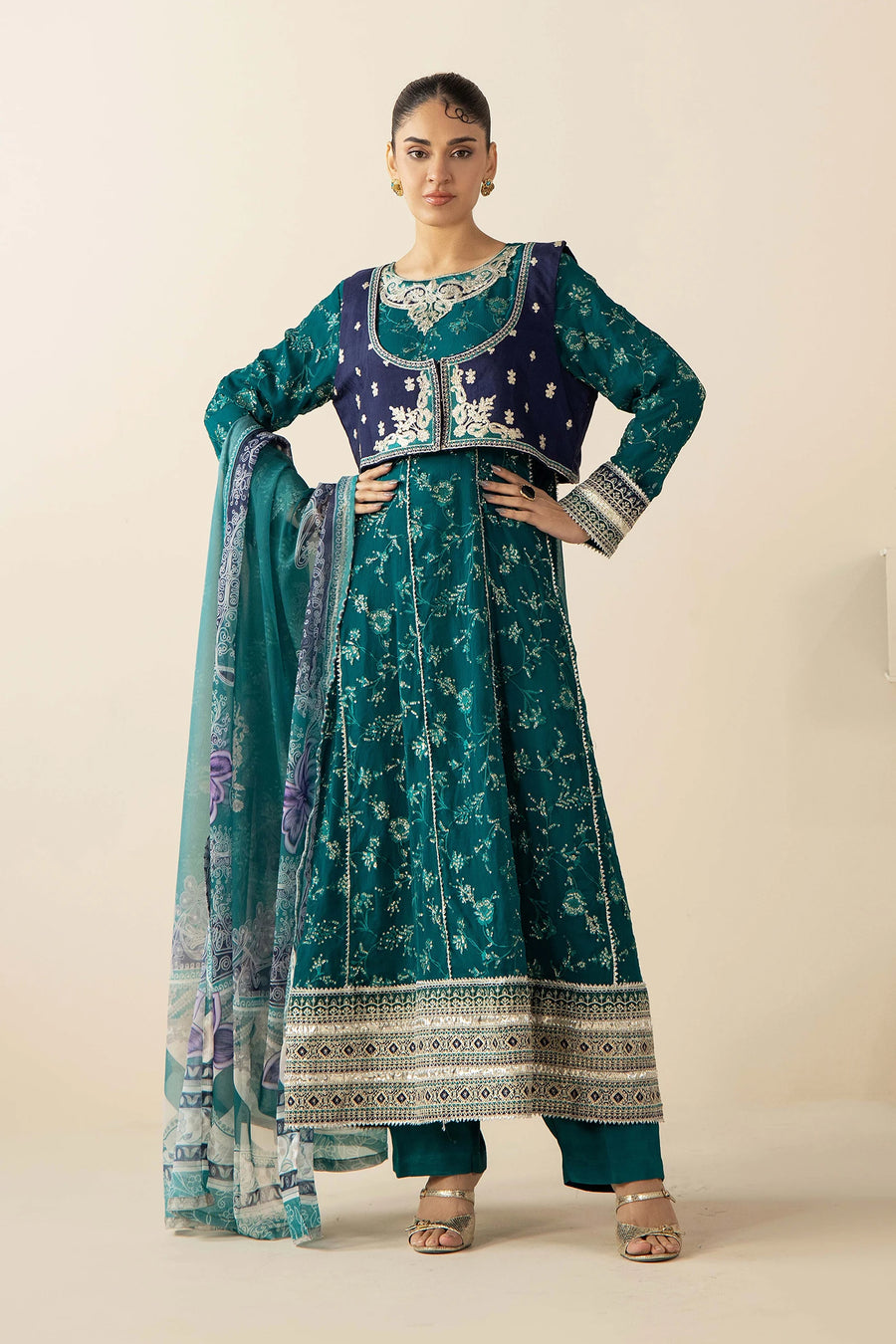 Adans Libas | The Last Affair | FROCK 1598 - Official Adans Libas stockist in UK - Sakeena London