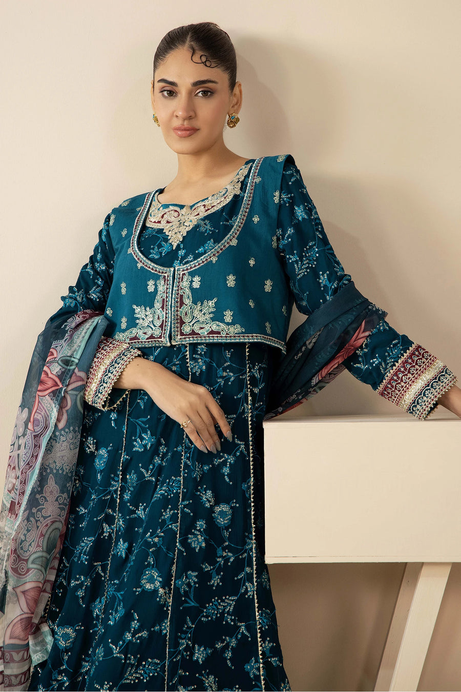 Adans Libas | The Last Affair | FROCK 1598 - Official Adans Libas stockist in UK - Sakeena London